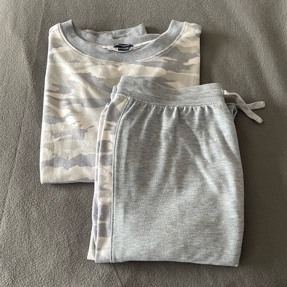 matching pajama top & pants